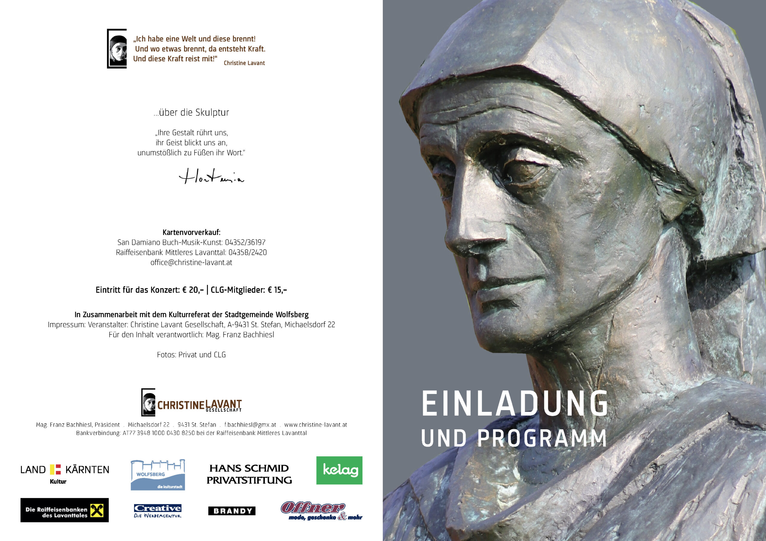 <b>Christine Lavant Skulptur, 28. Juni 2024</b>